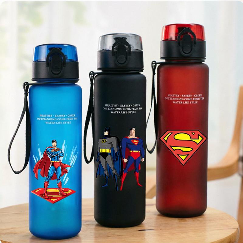 Reusable Bottle - Botella de agua deportiva Supermans de