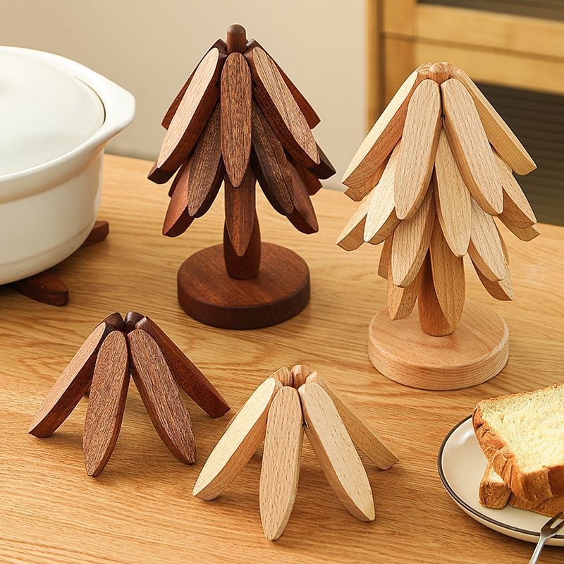 Bamboo Cutlery - Posavasos Creativo de Bambú, Plegable, Resistente