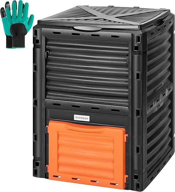 Contenedor de compostaje exter - Compost Bin reseña y precio