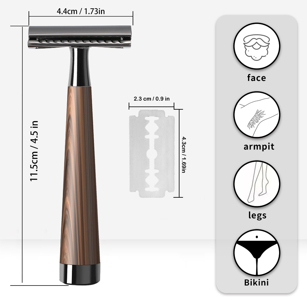 Maquinilla de Afeitar de Doble - Safety Razor Handle reseña y precio